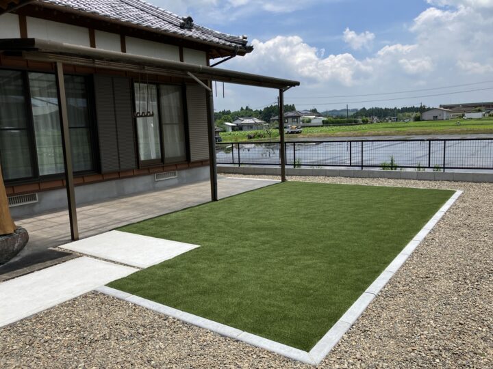 ローメンテナンスで和風な外構