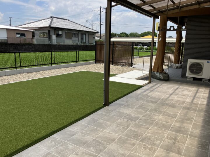 ローメンテナンスで和風な外構