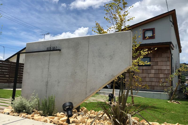 高いデザイン性のエクステリア