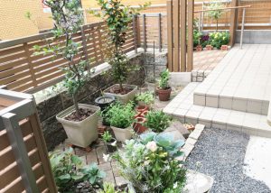 植栽のあるお庭♪