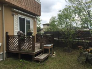 小さな森とガーデンルーム