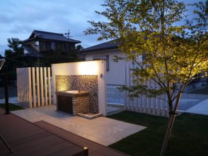 理想のお庭が出来ました。