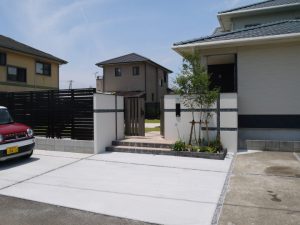 広いお庭のトータルコーディネート