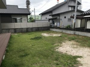 多目的に使えるお庭ができました！