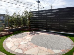 眺めて、使えて、楽しめるお庭に。