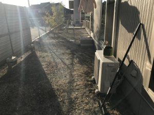 タイルテラスとウッドデッキの縁側スペースが完成