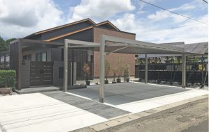 シャープにまとめた和モダンスタイル