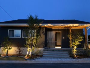 植栽が彩るオープン外構