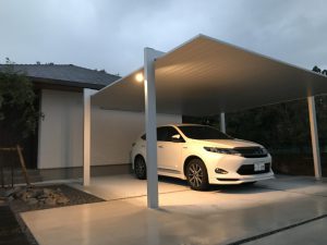 建物との調和をイメージした新築外構