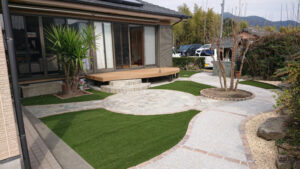 管理の手間を無くせる省エネのお庭へ