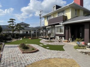 ゆっくりと過ごせるお庭へ