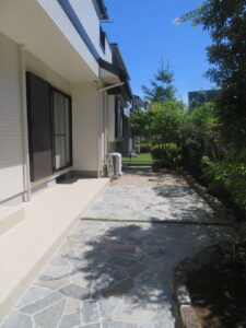 この暑さ！お庭のお手入れにギブアップ、家族でくつろぐお庭に～宮崎市K様邸〜