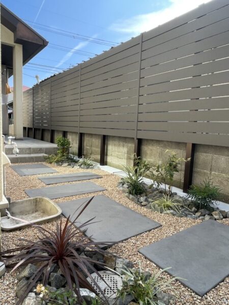 ローメンテナンスで明るいお庭へ　　～姶良市　M様邸～