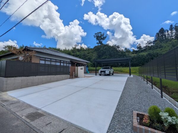 中古住宅のリフォーム外構 〜国富町A様邸〜